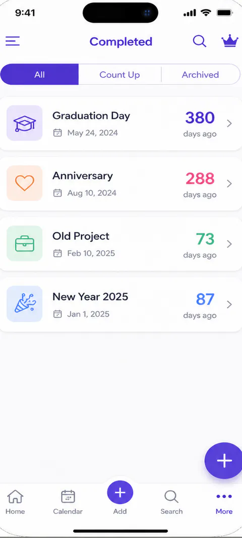 DayNest Home screen