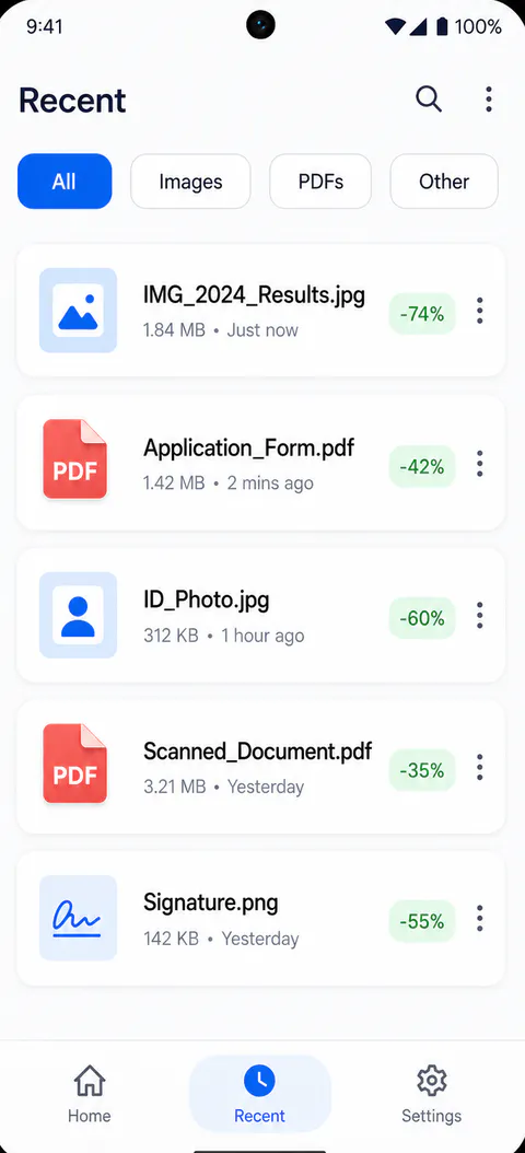 FileFit PH Home screen