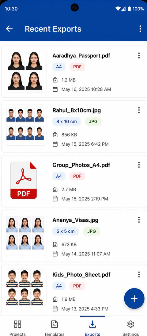 IDGrid Home screen