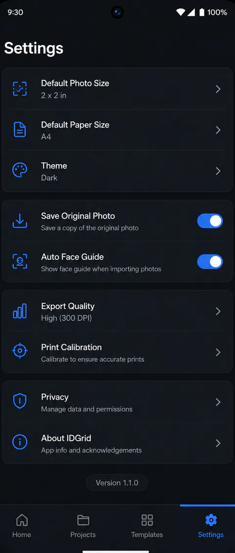 IDGrid Browse screen