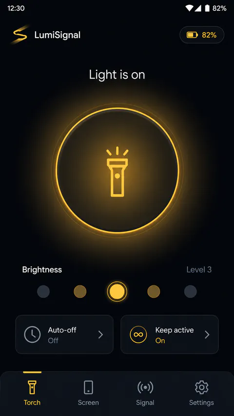 LumiSignal Screen screen