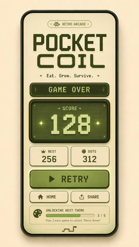 Pocket Coil Browse screen