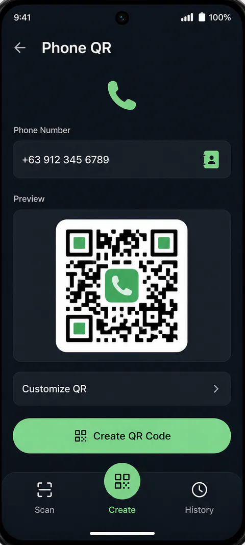 Scanora Import screen