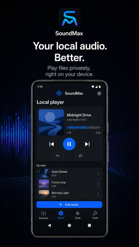 SoundMax Player screen