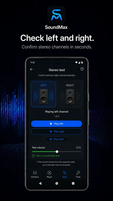 SoundMax Stereo screen