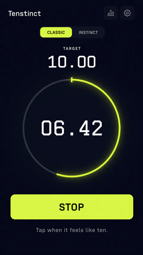 Tenstinct Instinct screen